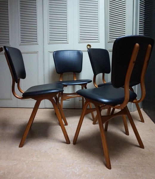 vintage, stoelen, chairs, Pynock, Wierden in stijl Cees Braakman, Louis van Teeffelen